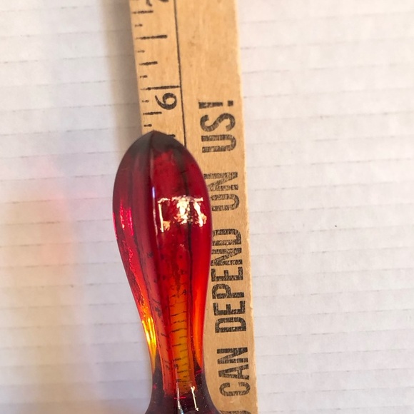 Vtg Cadmium Hobnail Glass Bell - Picture 7 of 10